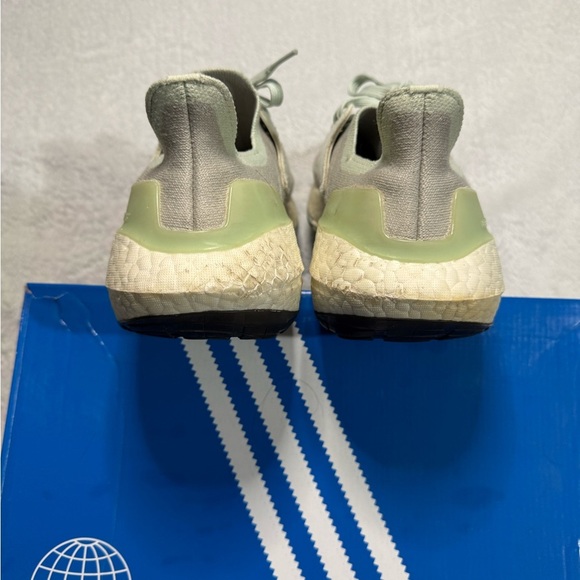 ADIDAS ULTRABOOST Light Green Sneakers - Picture 6 of 6